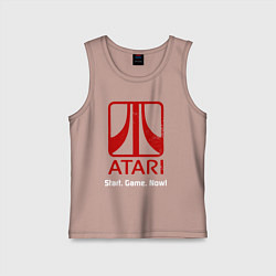 Детская майка Atari logo - start game now