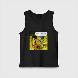 Детская майка Пес - все в порядке