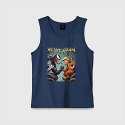 Детская майка Donald Trump and Venom - ai art fantasy