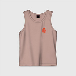 Детская майка Оберег волчья лапа