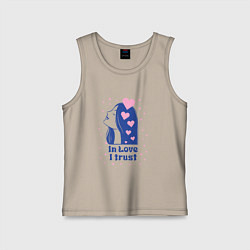 Детская майка Верю в любовь