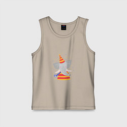 Детская майка Праздничный слон