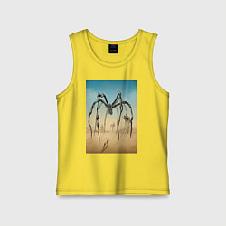 Детская майка Паук Дали и Буржуа цвет