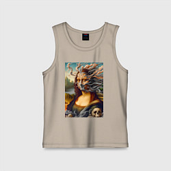 Детская майка Mona Lisa smoke - surrealism