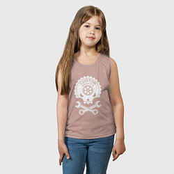 Майка детская хлопок Индивидуальное обслуживание, цвет: пыльно-розовый — фото 2