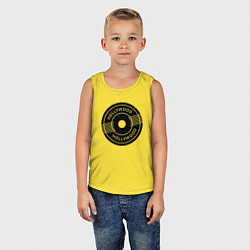 Майка детская хлопок Hollywood style, цвет: желтый — фото 2