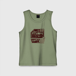 Детская майка Автомобили для стритрейсинга