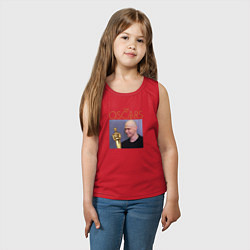 Майка детская хлопок Оскар Юры, цвет: красный — фото 2