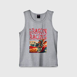 Детская майка Dragon cool racer - ai art