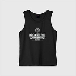 Детская майка USCSS The Nostromo серый