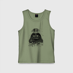 Детская майка Дарт вейдер акварель