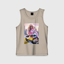 Детская майка Barbie racing - Kawasaki Ninja