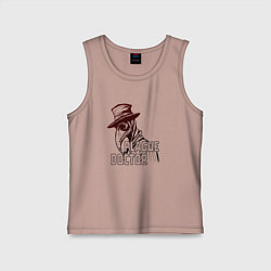 Детская майка Понурый чумной доктор