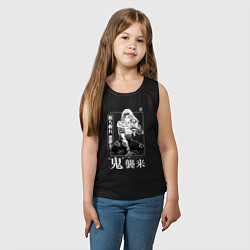 Майка детская хлопок Кокушибо - демон двадцати лун, цвет: черный — фото 2