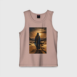 Детская майка Человек в пустыне