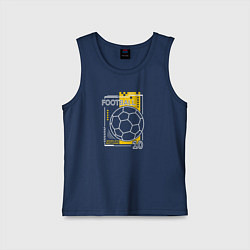 Детская майка Футбол - лучшая игра в мире