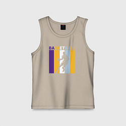 Детская майка Play basketball