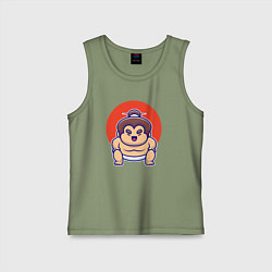 Детская майка Маленький сумоист