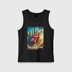 Детская майка Rolling Stones - logo-guitar