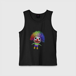 Детская майка Cartoon clown colorful hair