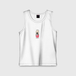 Детская майка Лучшее лекарство - кот психолог