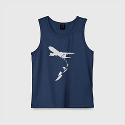 Детская майка Plane surfer