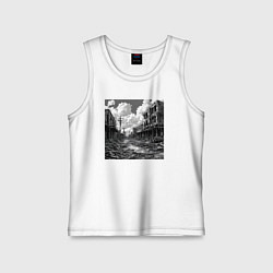 Детская майка Разрушенный город