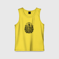 Детская майка Маяк с розами татуировка