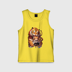 Детская майка Дева в тени тигра