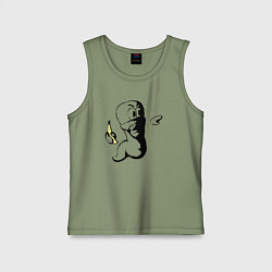 Детская майка Червяк с бананом