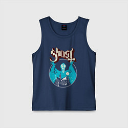 Майка детская хлопок Ghost - Opus Eponymous, цвет: тёмно-синий
