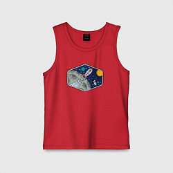 Детская майка Moon rocket