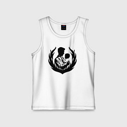 Майка детская хлопок Педиатр с ребенком, цвет: белый