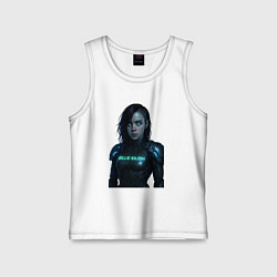 Детская майка Билли Айлиш в космическом костюме