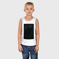 Майка детская хлопок Рыцарь тьмы - dark fantasy, цвет: белый — фото 2