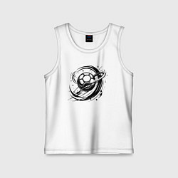 Детская майка Космический мяч гандбол