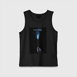 Майка детская хлопок Expecto Patronum - заклинание, цвет: черный
