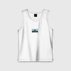 Детская майка Да ты че мем майнкрафт