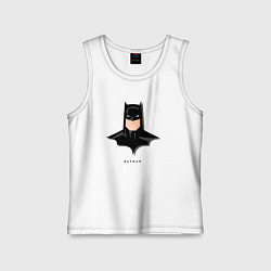 Майка детская хлопок Batman comics, цвет: белый