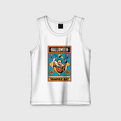 Детская майка Halloween vampire bat