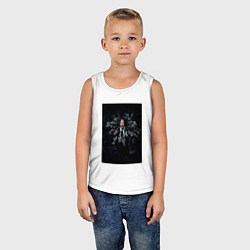 Майка детская хлопок John Wick guns, цвет: белый — фото 2