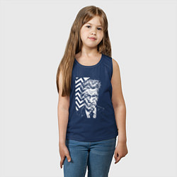 Майка детская хлопок Lynch Peaks, цвет: тёмно-синий — фото 2