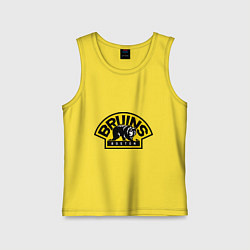 Майка детская хлопок HC Boston Bruins Label, цвет: желтый