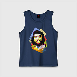 Майка детская хлопок Che Guevara Art, цвет: тёмно-синий
