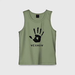 Детская майка We know