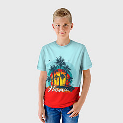 Футболка детская HAWAII 6, цвет: 3D-принт — фото 2