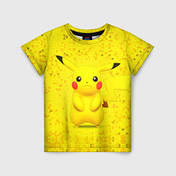 Футболка детская Pikachu, цвет: 3D-принт