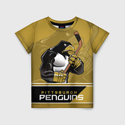Футболка детская Pittsburgh Penguins, цвет: 3D-принт