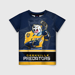 Футболка детская Nashville Predators, цвет: 3D-принт