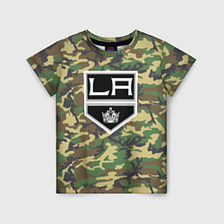 Футболка детская Kings Camouflage, цвет: 3D-принт